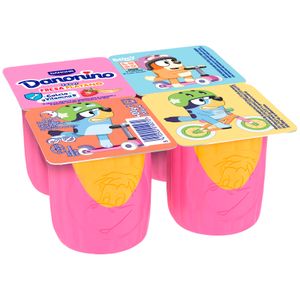 DANONE Danonino Petit Maxi Fresa y Plátano Pack 4 U