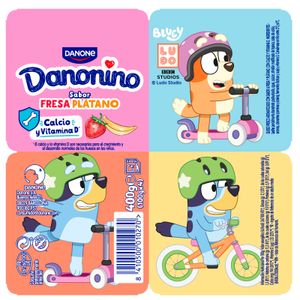 Danonino Petit Maxi Fresa y Plátano Pack 4 U
