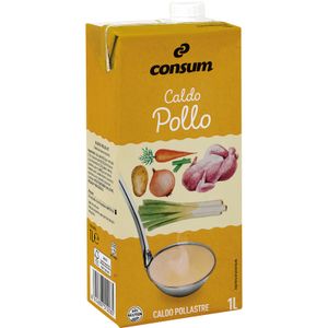 CONSUM Caldo Líquido Casero de Pollo  Brik
