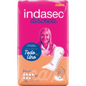 Segona imatge del producte Compreses incontinència Maxi de la marca INDASEC