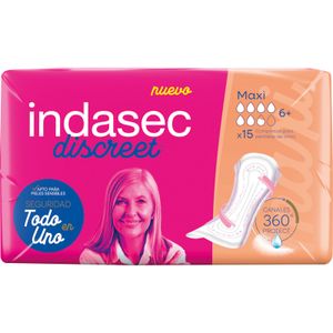 Tercera imatge del producte Compreses incontinència Maxi de la marca INDASEC