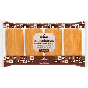 Napolitanas Chocolate 8 Unidades