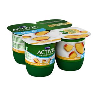 DANONE Activia 00% Melocotón Bífidus Desnatado P-4
