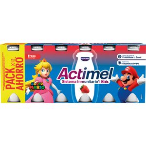 Actimel Actikids Sabor Fresa Pack 12 ud.