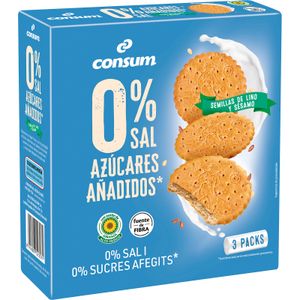 Galletas sin Sal y sin Azúcar