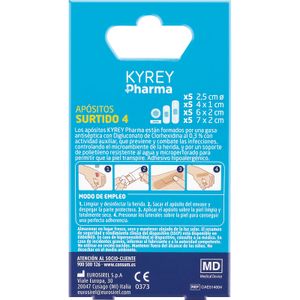 Segunda imagen del producto Apósitos Clásicos 4 Tamaños de la marca KYREY PHARMA