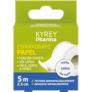 Imagen del producto Esparadrapo Blanco Tejido sin tejer 5mx2,5cm de la marca KYREY PHARMA