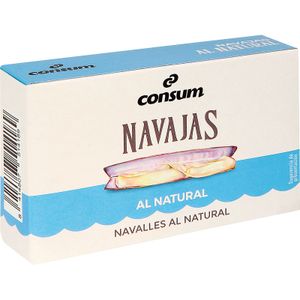 Navajas al Natural Lata CONSUM