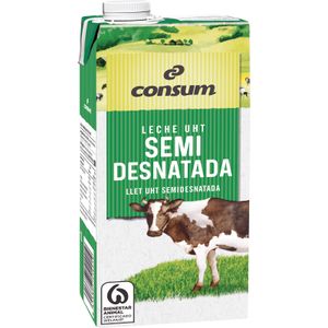 Leche Semidesnatada. Brik