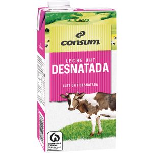 Leche Desnatada. Brik