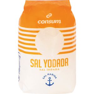 sal gruesa yodada, 1kg