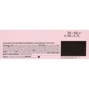 Cono de Fresa Pack de 6 Unidades
