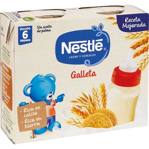 Leche y Cereales con Galleta Pack 2 NESTLE