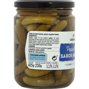 Pepinillos Finos Sabor Anchoa Frasco
