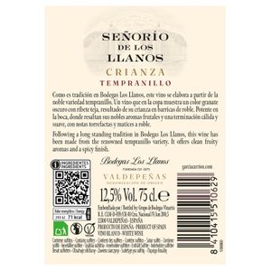 Vino Tinto Crianza D.O.Valdepeñas