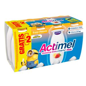 Actimel Actikids Sabor Fresa-Plátano