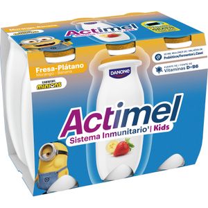 Actimel Actikids Sabor Fresa-Plátano