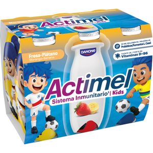 Actimel Actikids Sabor Fresa-Plátano