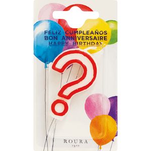 Vela de Aniversario Número ?