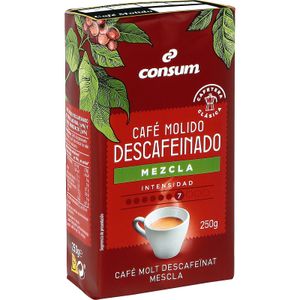 café molido mezcla descafeinado, 250g