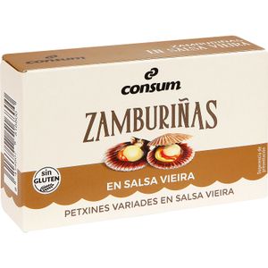 Zamburiñas Salsa Vieira Lata