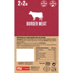 Burger de Vacuno 4 Unidades