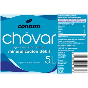 Agua Mineral Natural Garrafa