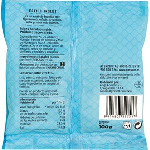 Migas de Bacalao Estilo Inglés