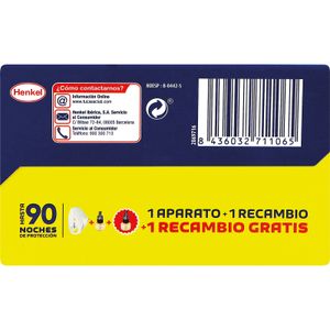 Insecticida Eléctrico Aparato Líq. más 2rec.