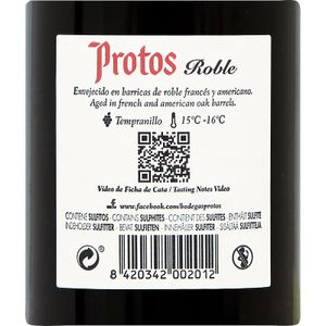 Vino Tinto Roble D.O.Ribera del Duero