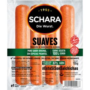 Salchichas Frankfurt SCHARA, 4 uds, sobre 155 g 155 gr