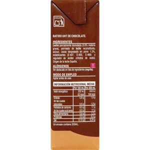 Segona imatge del producte Batut de Xocolate Minibric Pack de 6 de la marca CONSUM