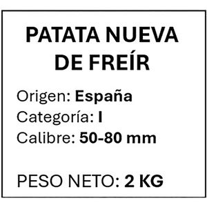 Tercera imagen del producto Patata Freír