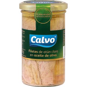 CALVO Filete Atún Claro Aceite de Oliva Frasco