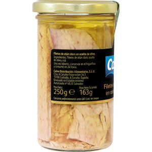Filete Atún Claro Aceite de Oliva Frasco