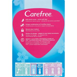Segona imatge del producte Protector Íntim Transpir. més 4 Ut de Regal de la marca CAREFREE