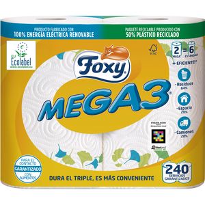 Imagen de Papel Cocina Compacto Mega3 2 Unid.Igual a 6