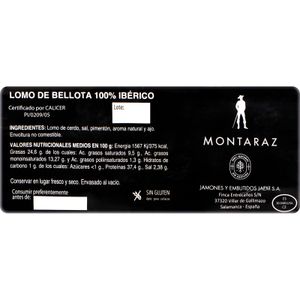 Lomo Bellota 100% Raza Ibérica
