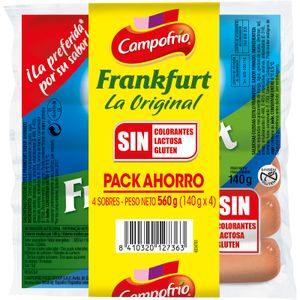 Salchichas Frankfurt 4 Unidades CAMPOFRÍO