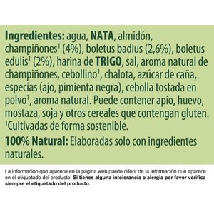 Crema de Setas con Champiñones