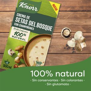 Crema de Setas con Champiñones