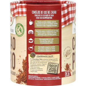 Cacao Puro en Polvo sin Azúcar
