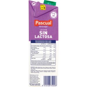  Leche sin Lactosa Semidesnatada Pascual