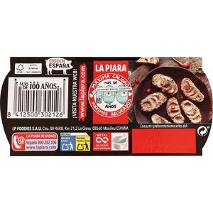 Paté Cerdo Picante Lata Pack de 2