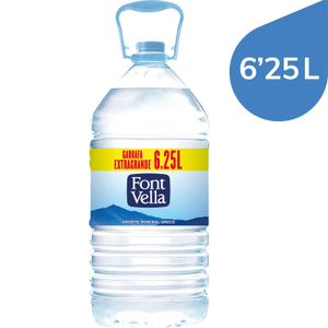 Agua Mineral Font Vella Garrafa 6.25 Litros - TuCafeteria