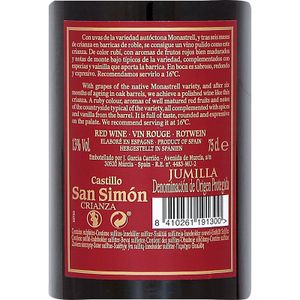 Vino Tinto Crianza D.O.Jumilla