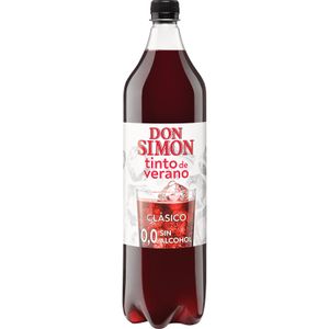 DON SIMON Tinto Verano Clásico sin Alcohol Botella Pet