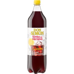 DON SIMON Tinto Verano Limón Sin Alcohol Botella Pet