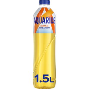 AQUARIUS Bebida Isotónica Naranja Zero Botella