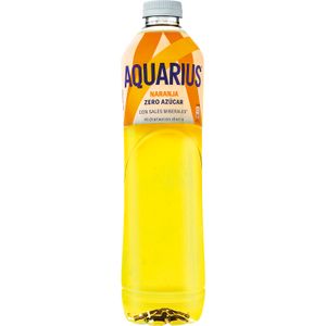 AQUARIUS Bebida Isotónica Naranja Zero Botella